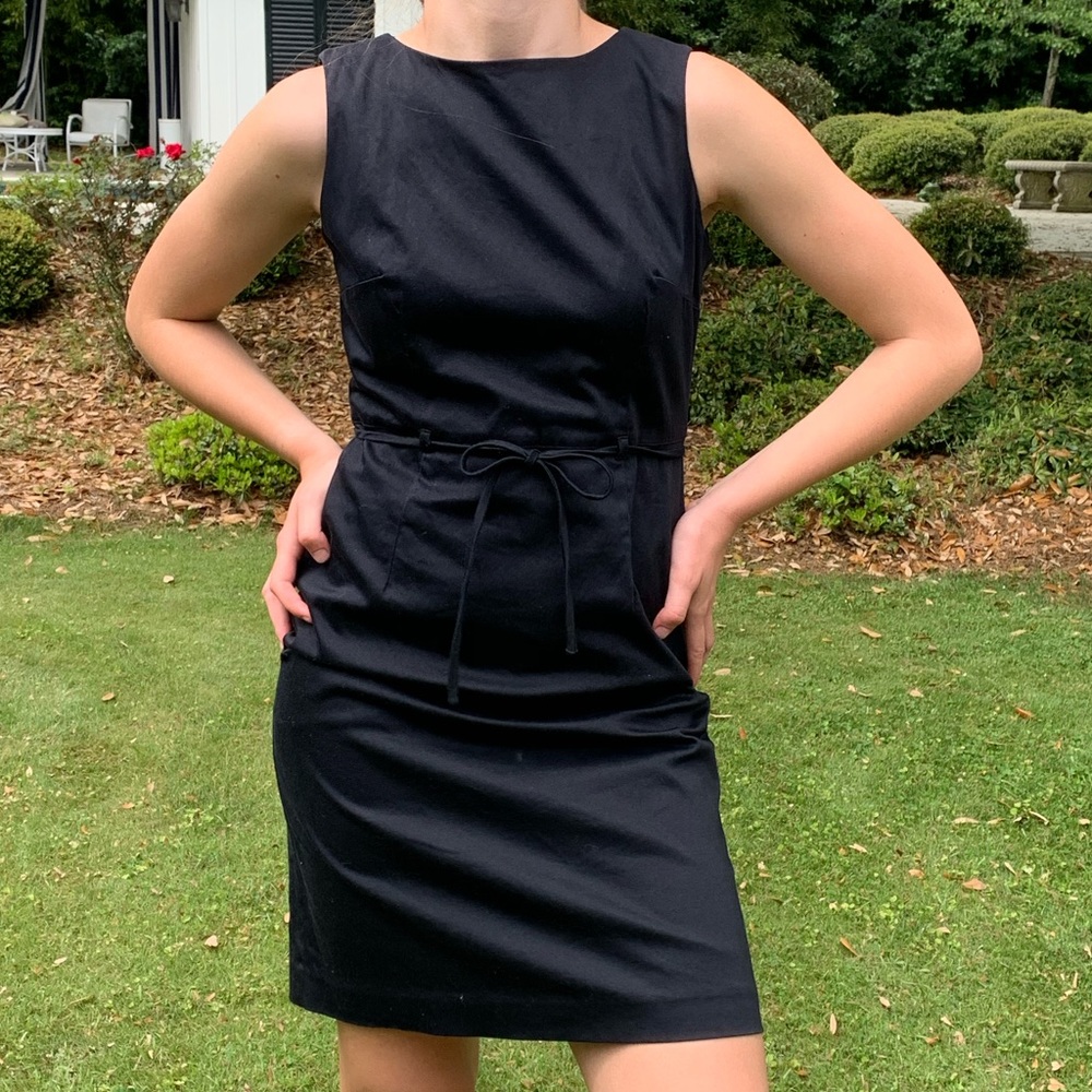 Classic Vintage GAP Black Sexy Stretch Dress 4 LBD